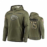 Nike Chiefs 15 Patrick Mahomes 2019 Salute To Service Stitched Hooded Sweatshirt,baseball caps,new era cap wholesale,wholesale hats